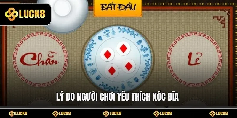 Lý do người chơi yêu thích xóc đĩa